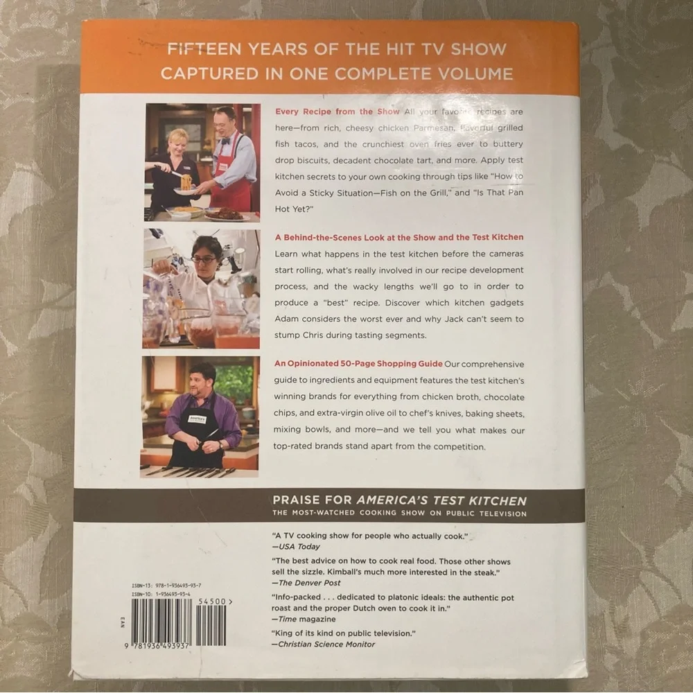 The complete America’s Test kitchen Tv Show Cookbook 2001-2015 15Th Anni Edition